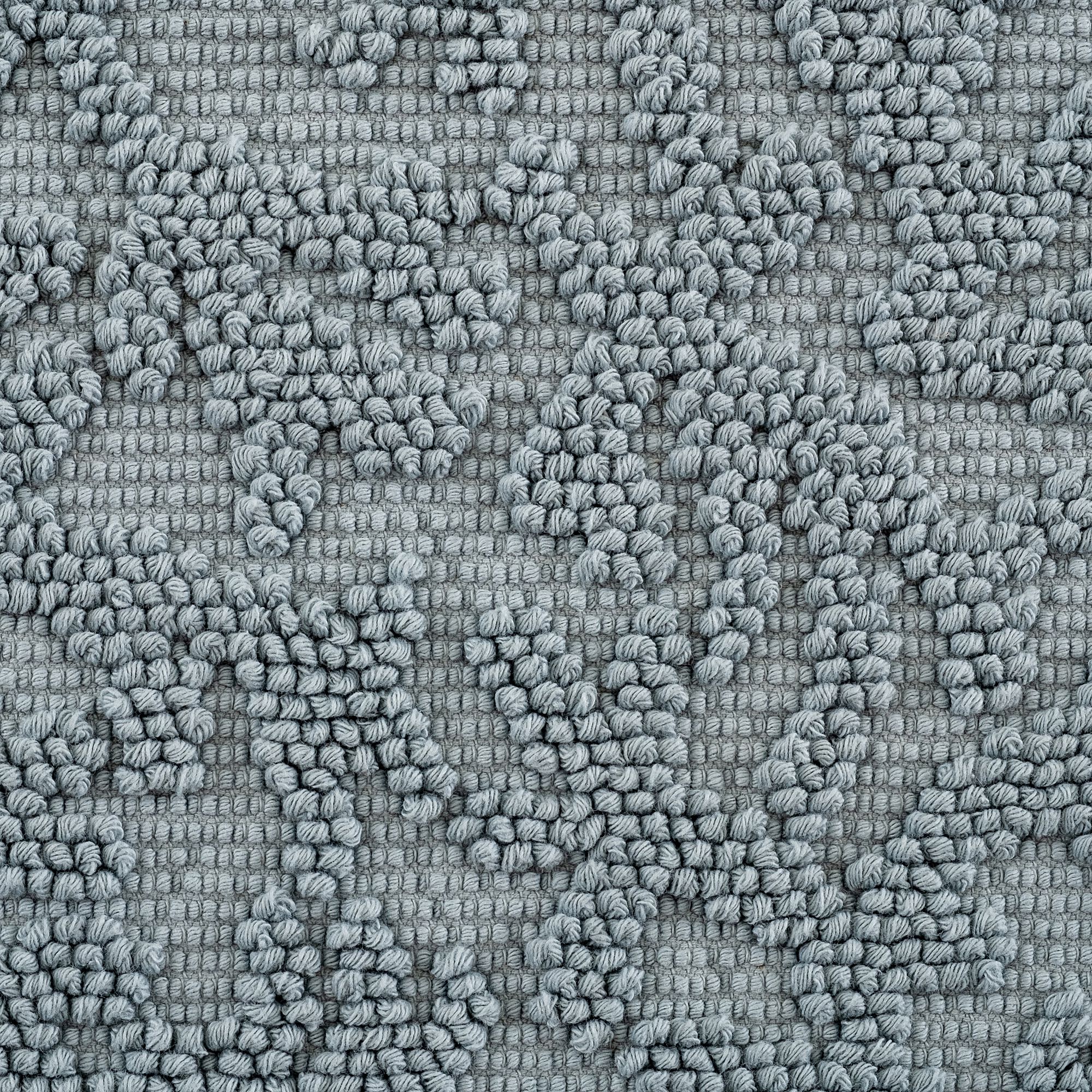 ELIPSO - Tapis de bain en coton jacquard 50x80cm - bleu calaluna
