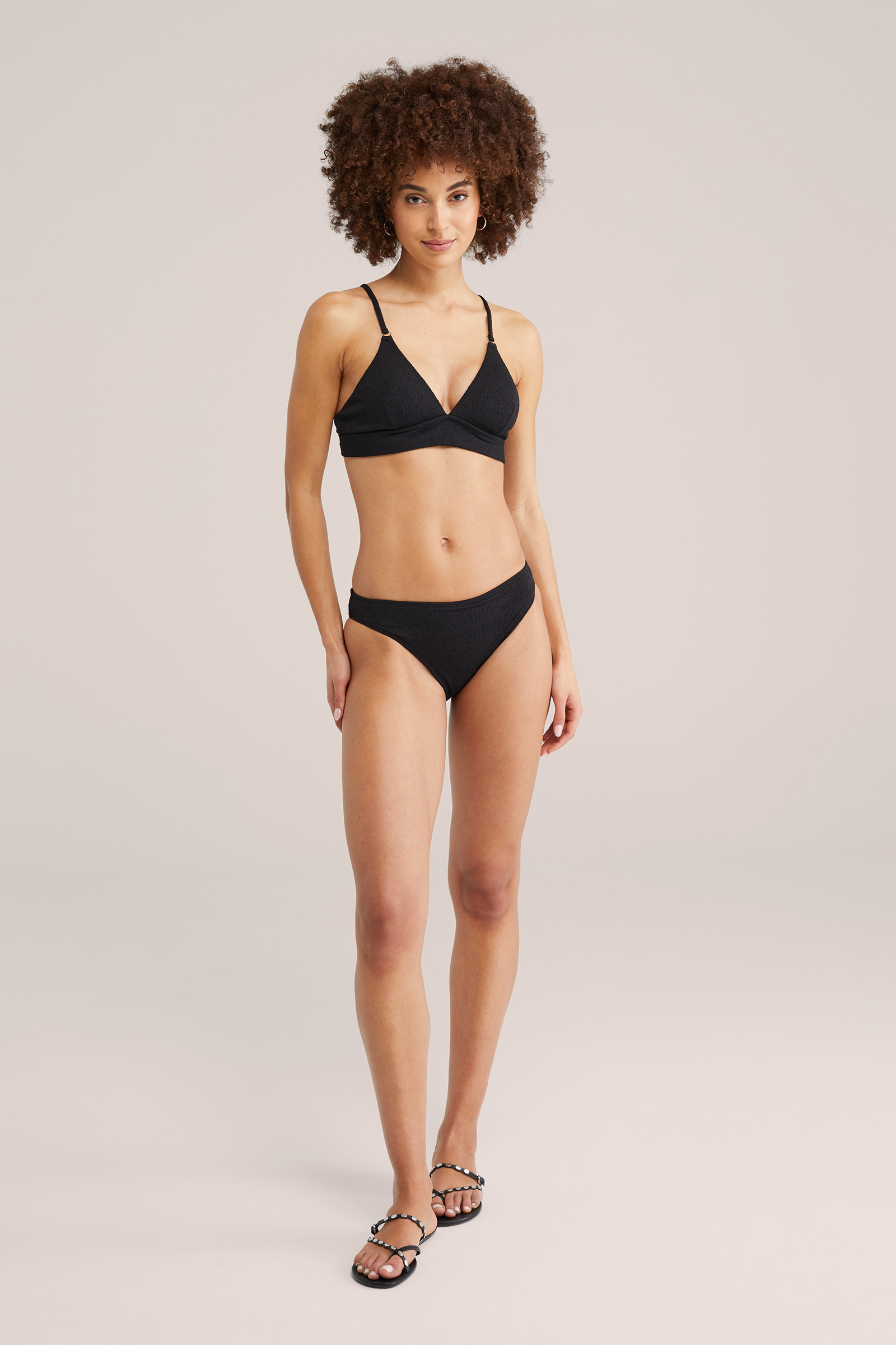 Dames bikinibroekje met structuur