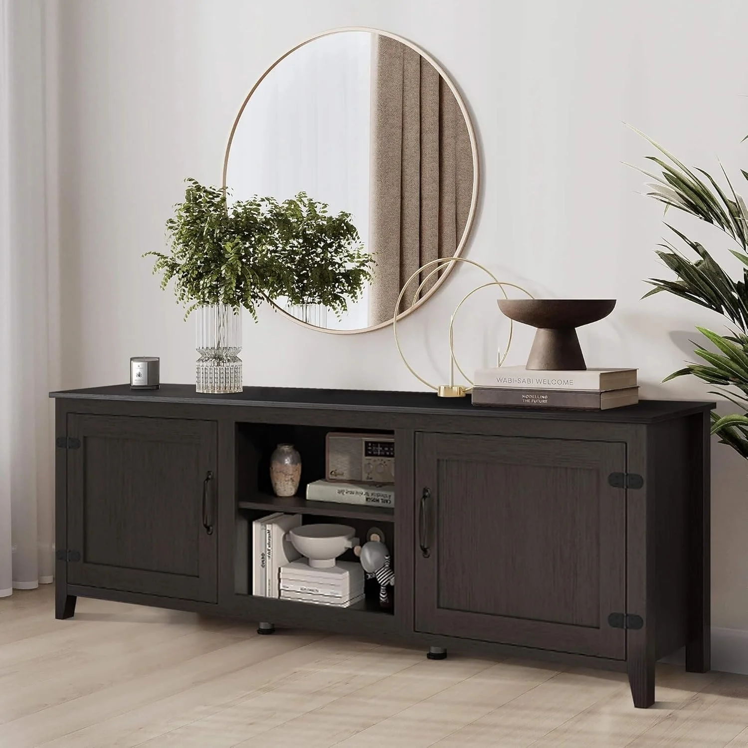 WESOME 70in TV Stand Home Cabinet with Drawers/Shelves/Doors for Living Room Bedroom - 70inch