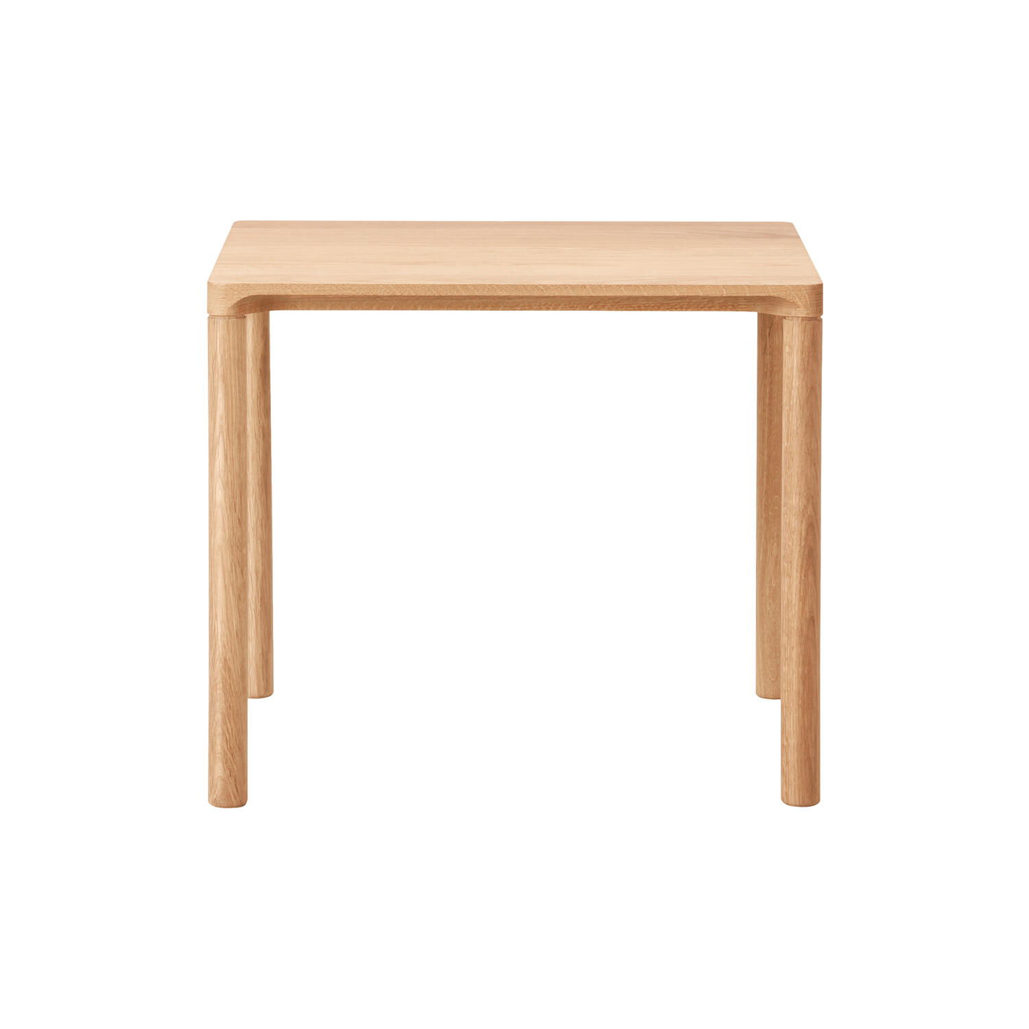 6705 Piloti Wood Coffee Table, light oiled oak