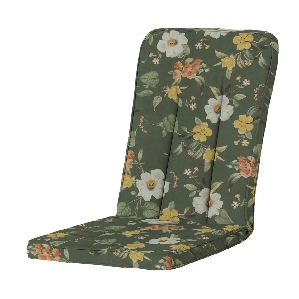 Madison - Tuintstoelkussen Hoge Rug Julliete - Multikleur - Set van 4