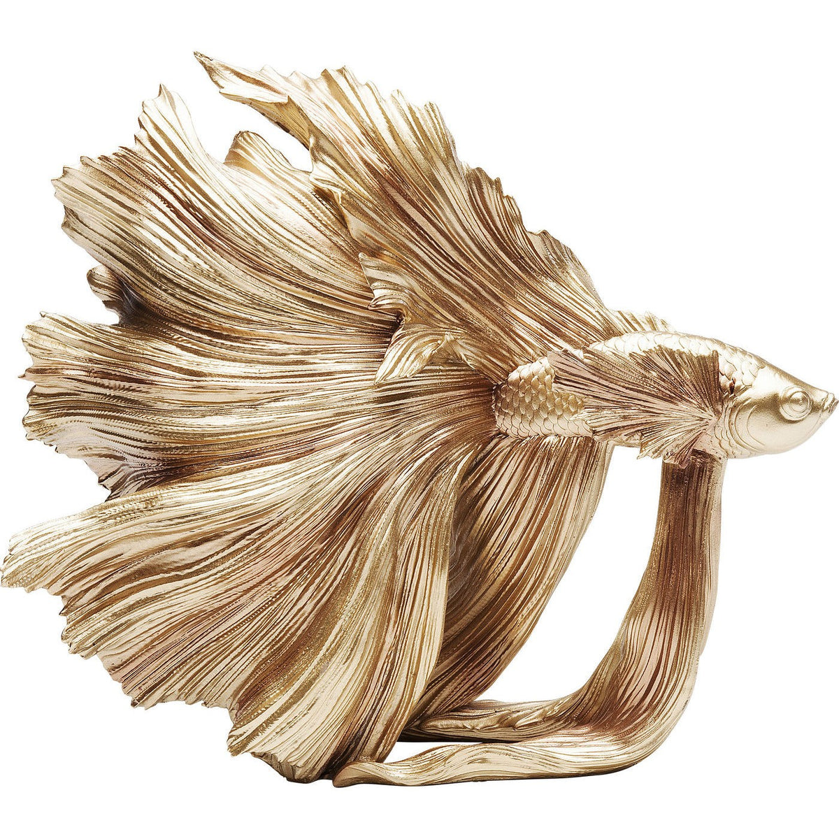 Kare Design Woonaccessoires betta vissen 34cm goud