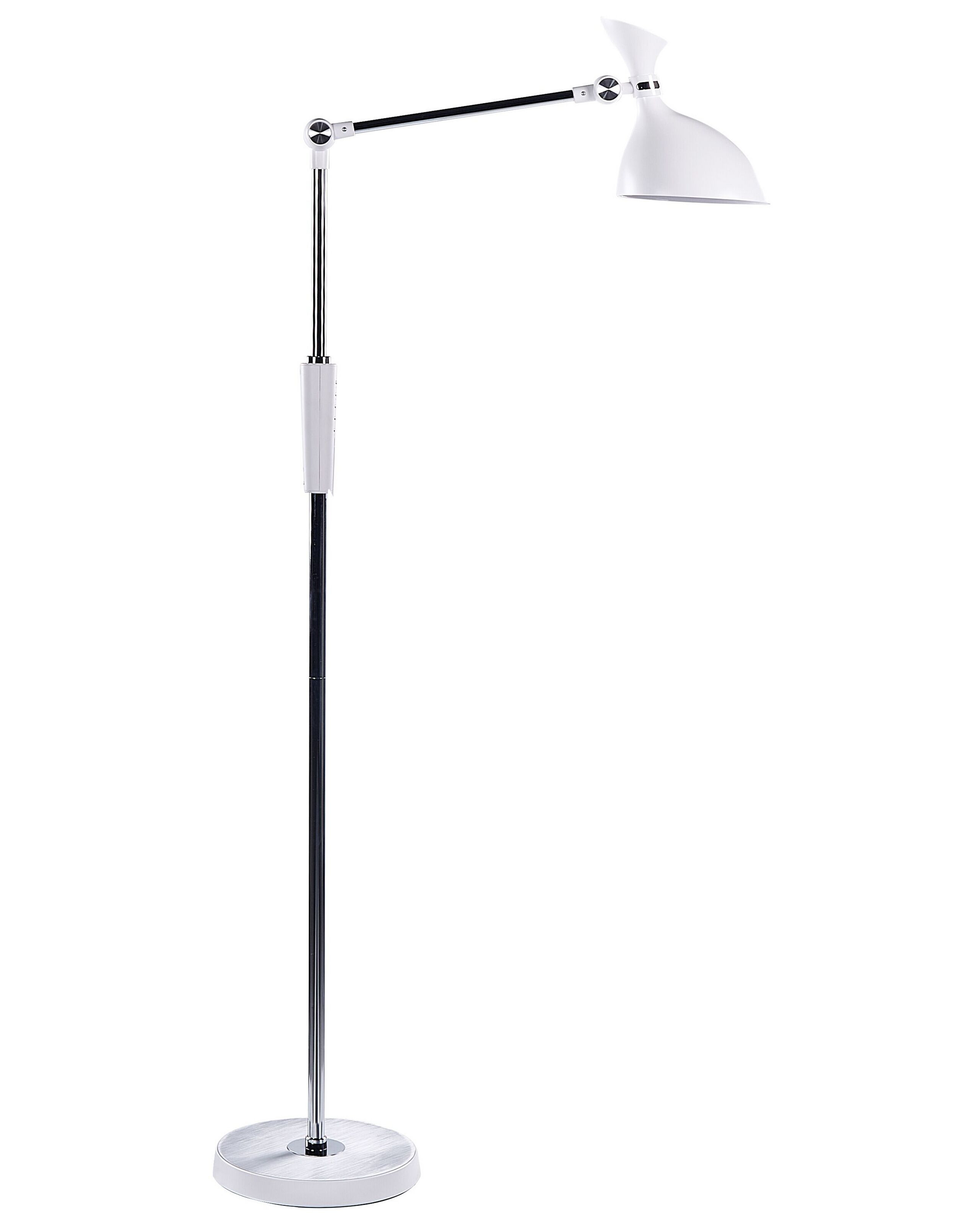 Lampa podłogowa LED ze ściemniaczem biała