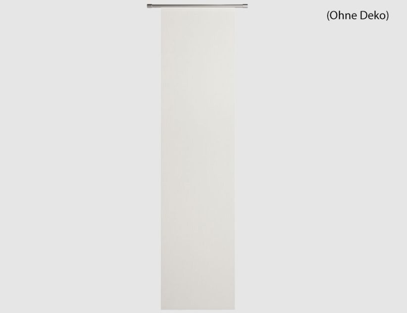 Schiebevorhang Intense Weiß