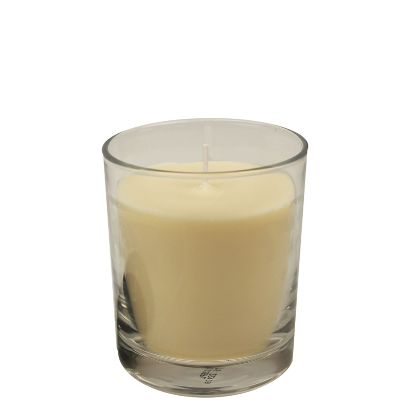Bougie verre transparent anti-odeurs de cuisine