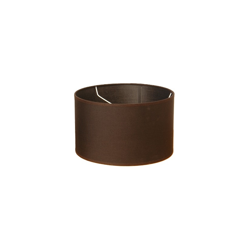 Abat-jour Tubo en coton noir Ø 25 cm NIEDERAU