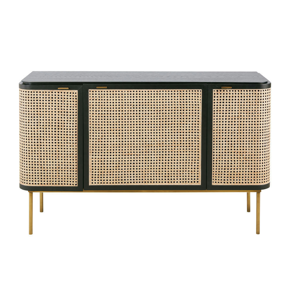 Loreto - Buffet 3 portes cannage en rotin