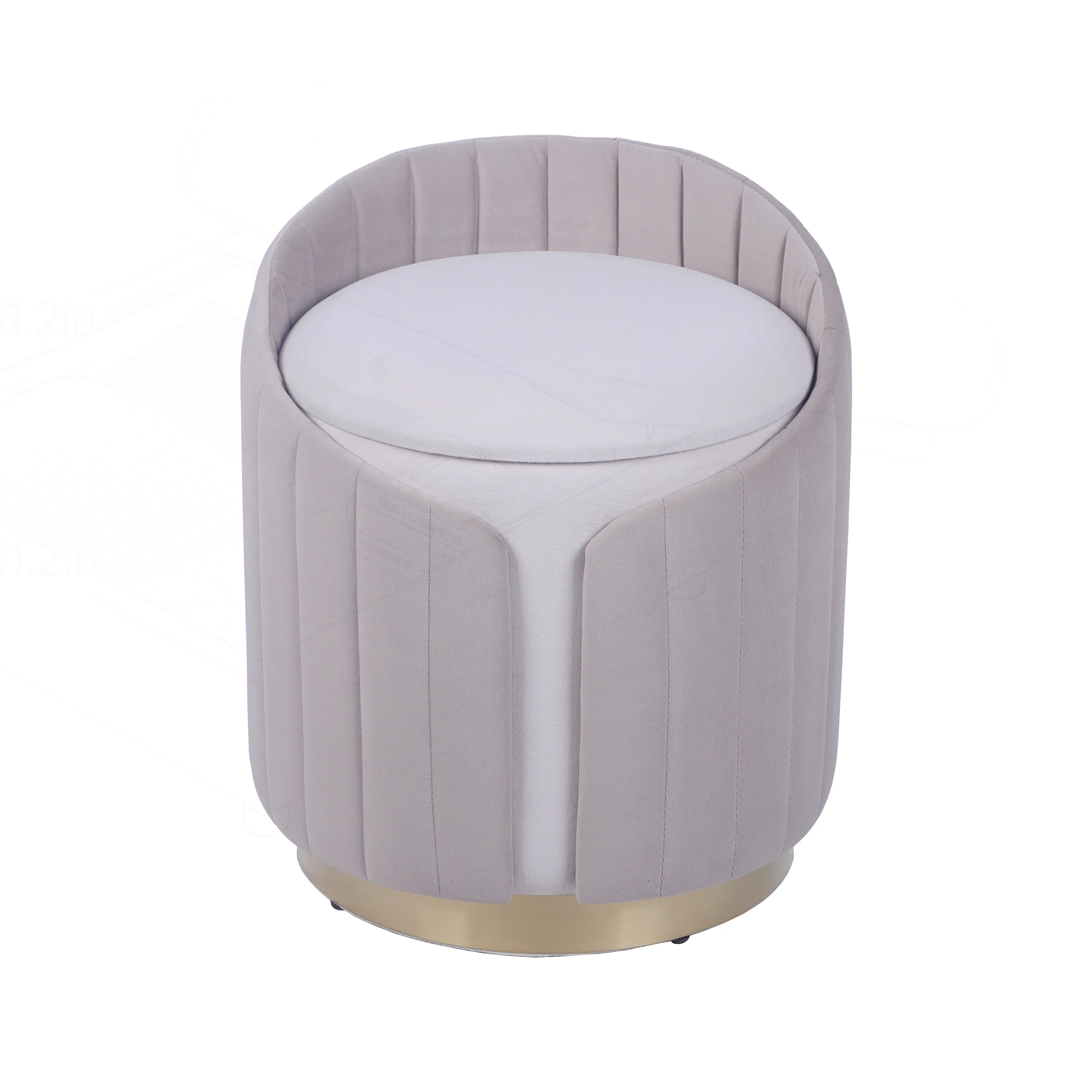 Versatile Ottoman with Storage and Stylish Upholstery for Home Enhancement