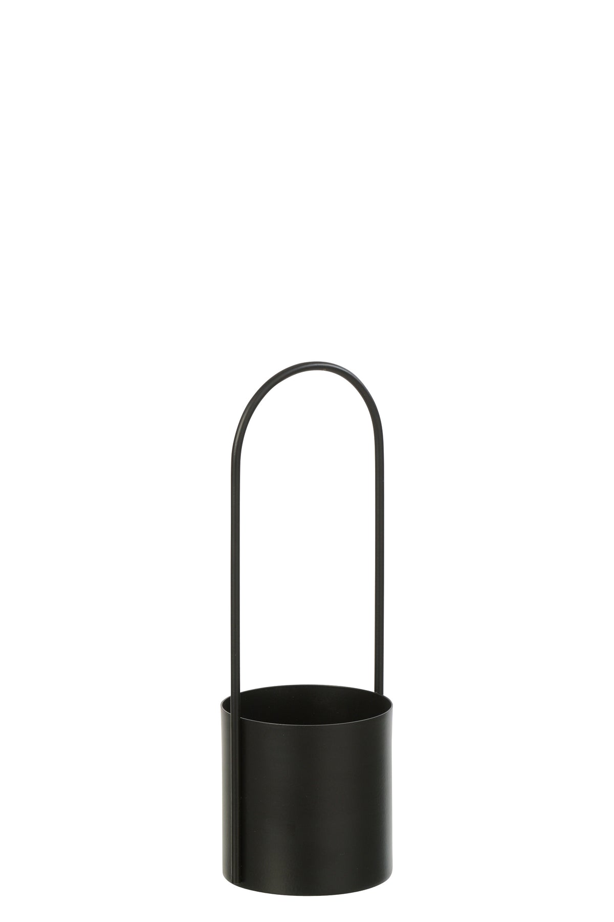 J-Line bloempot - ijzer - zwart - small