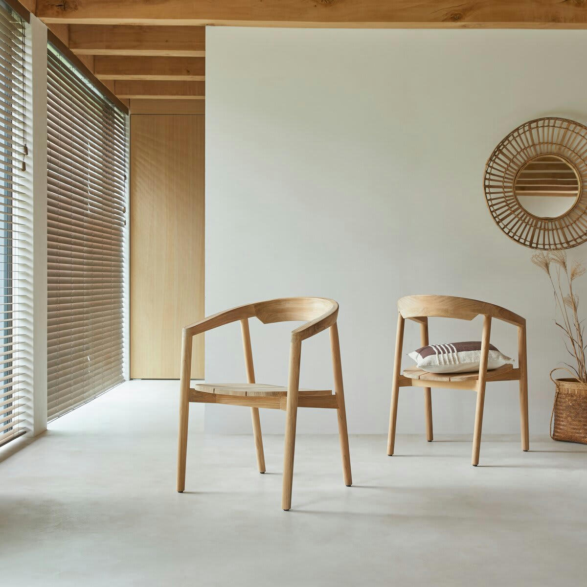 FRANCIA - Chaise en teck massif
