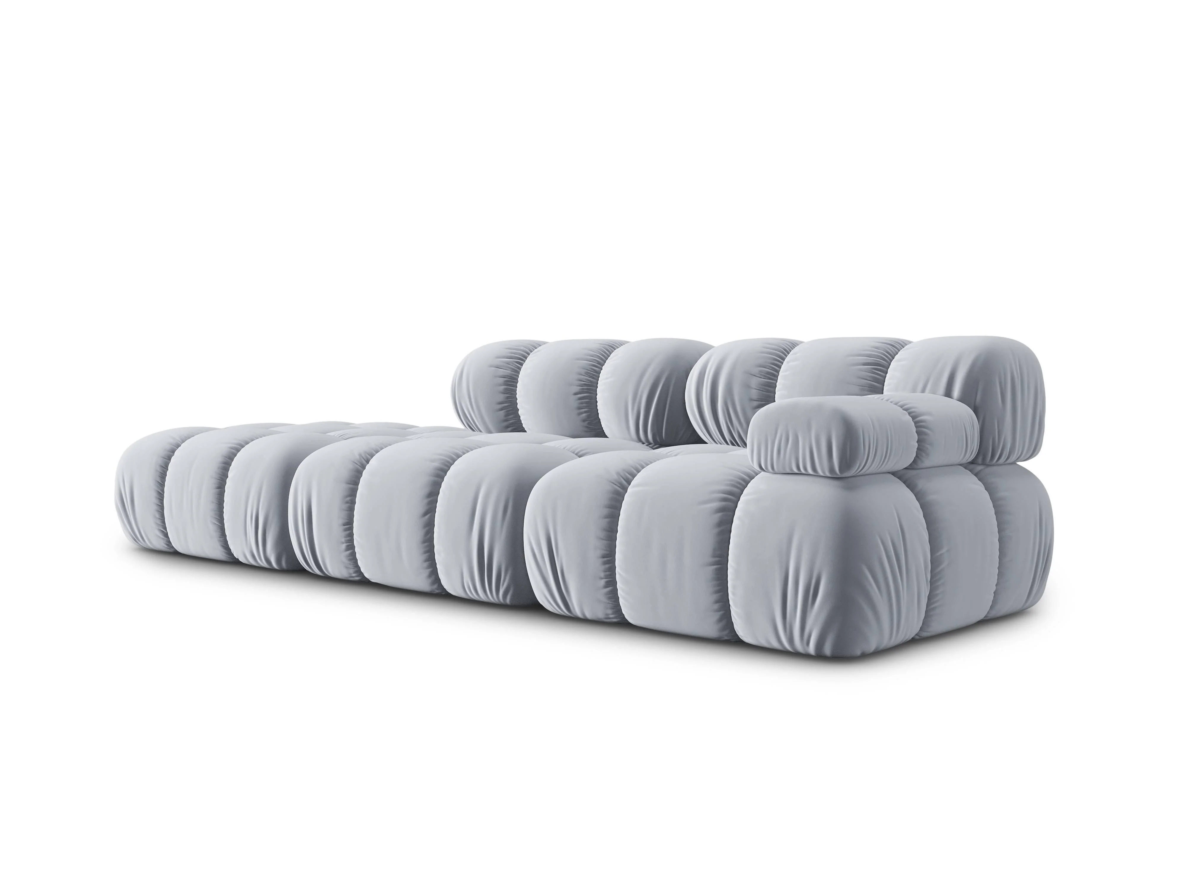 Modulaire 3-zitsbank Tropea links velvet