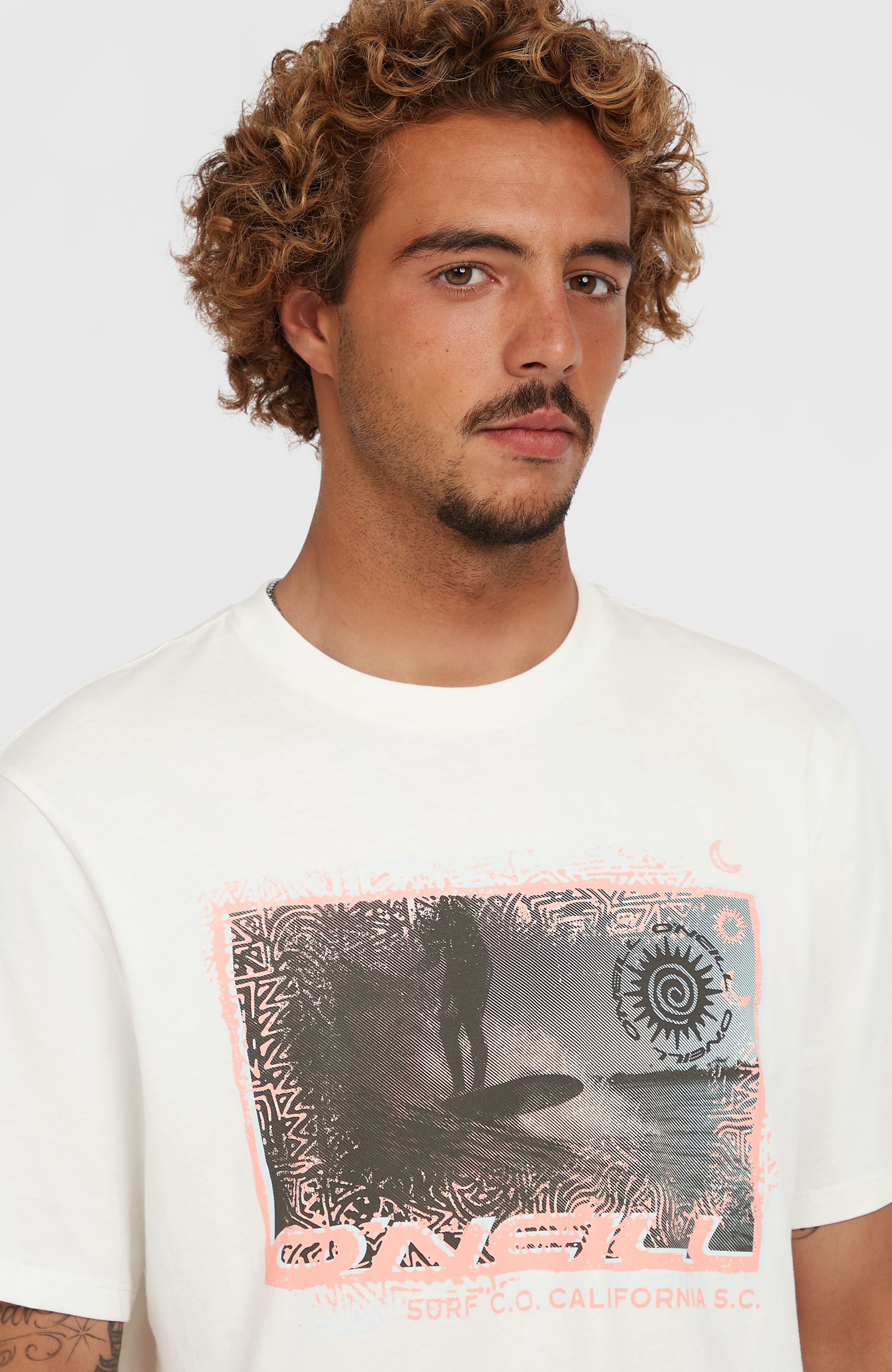 Heren O'Neill Photo Print T-shirt