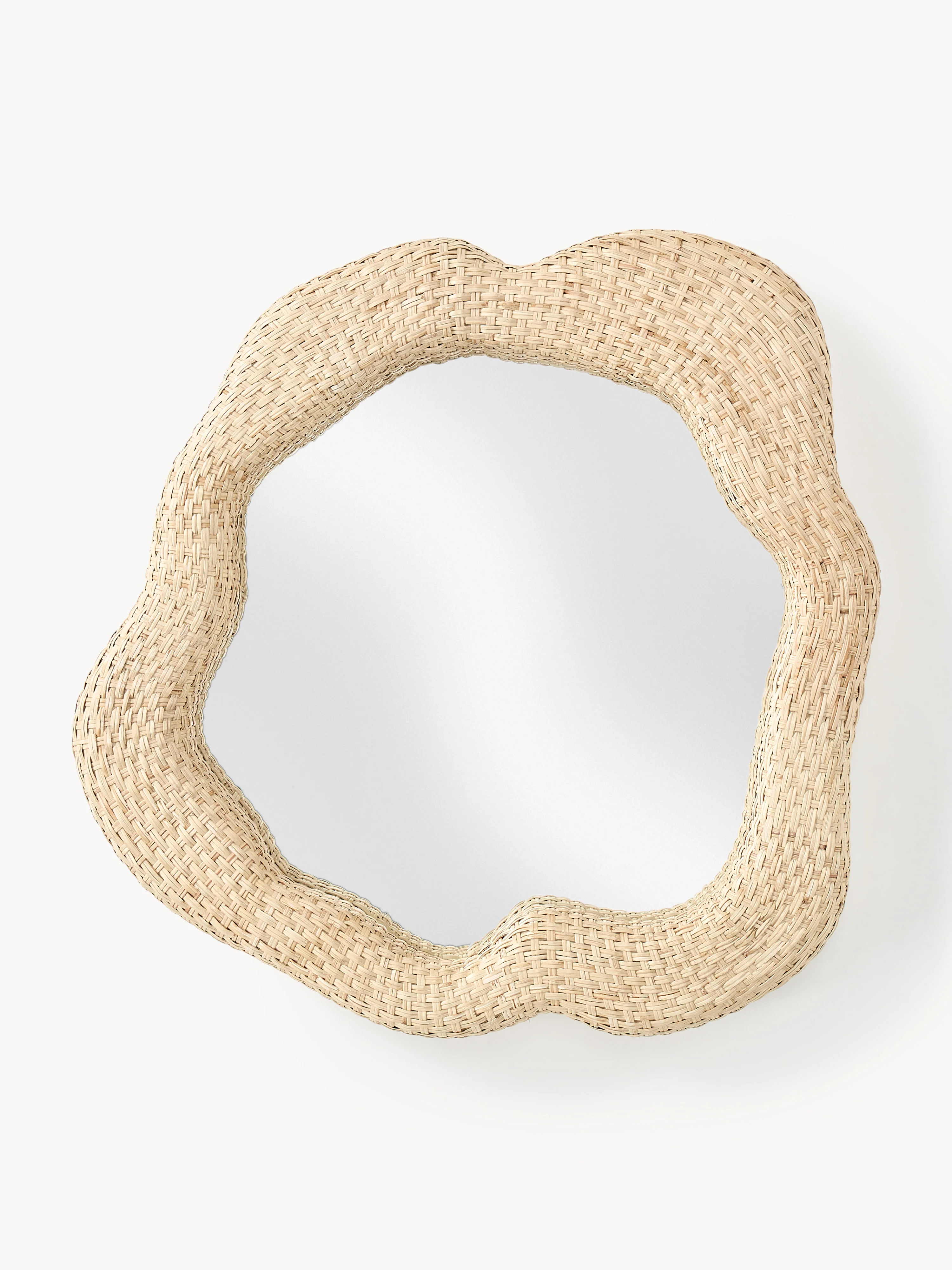 Wandspiegel Nuzana aus Rattan