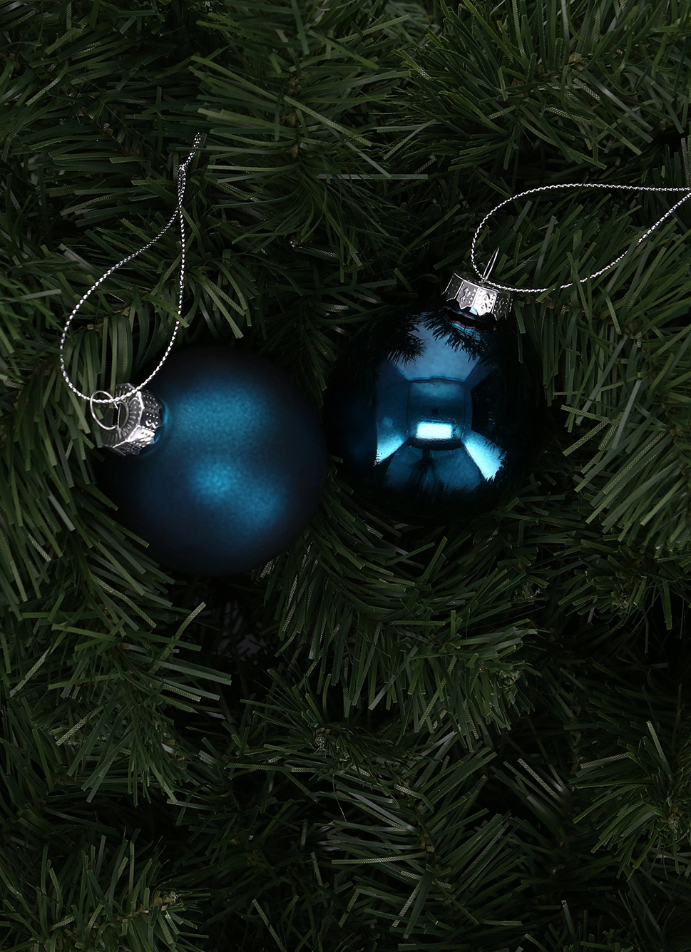 BOULE EFFET BRILLANT ET MAT (MODÈLE ALÉATOIRE)SAPHIR