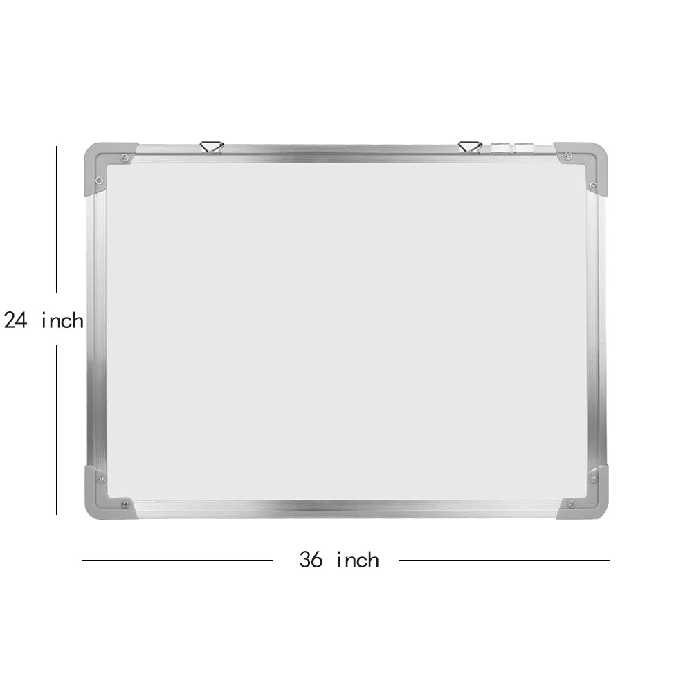Magnetic Steel Dry Erase Wall Mounted Whiteboard 36x24 inch