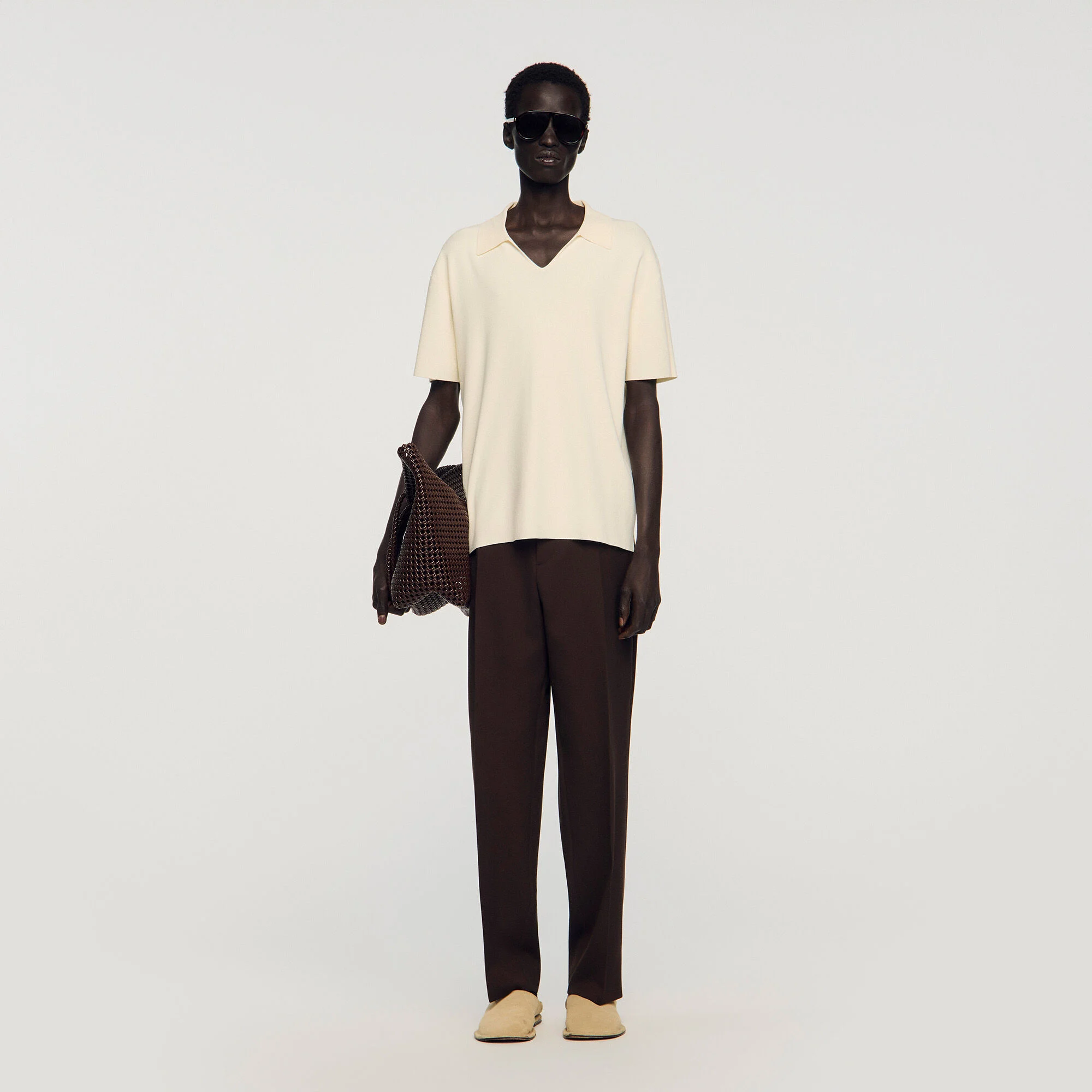 Polo en maille stretch