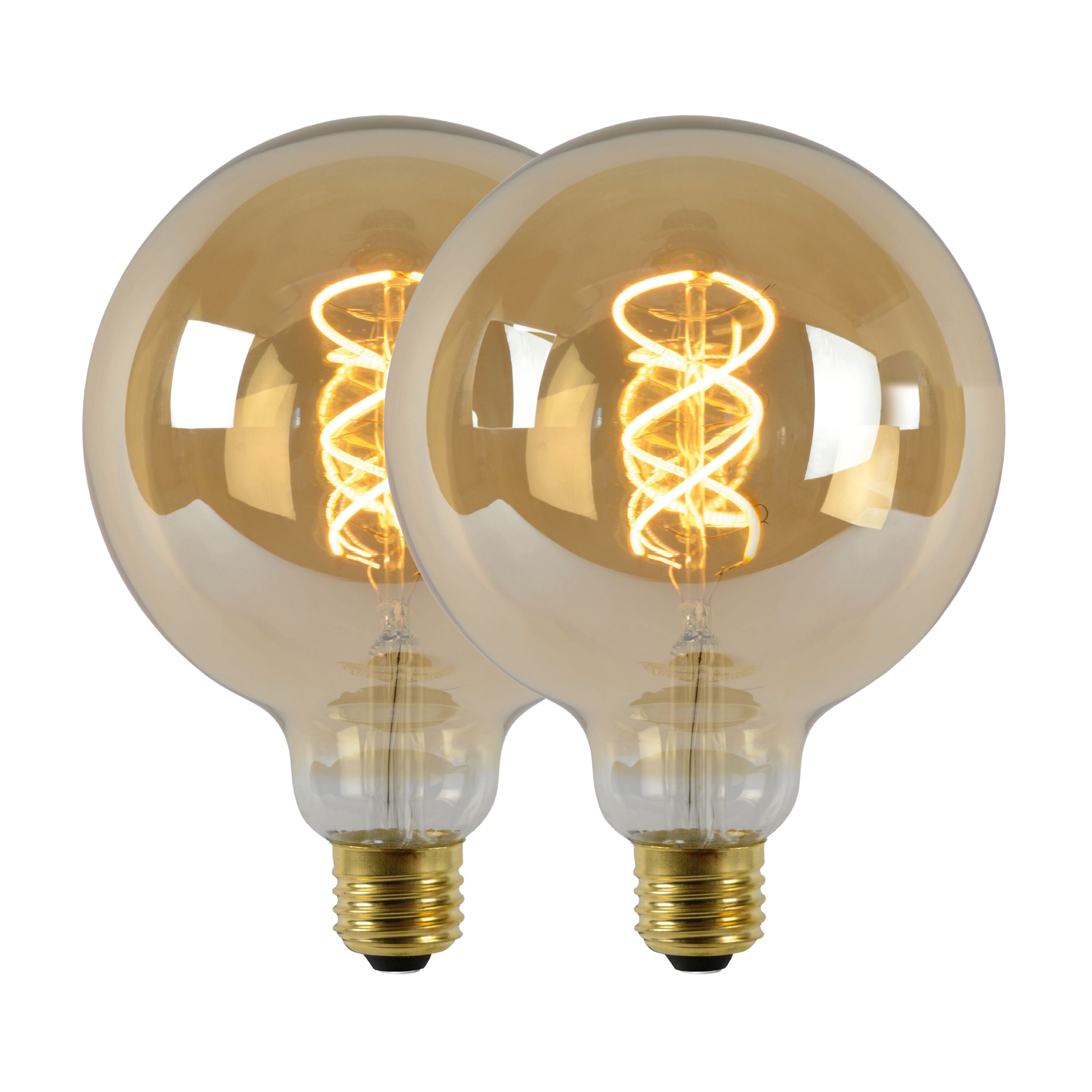 Lucide G125 Filament lamp - Amber (set van 2)