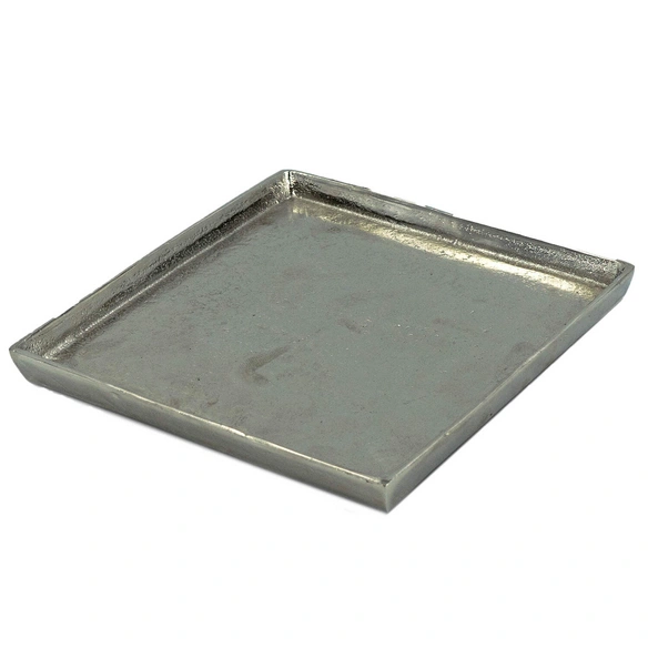 Tablett, silberfarben