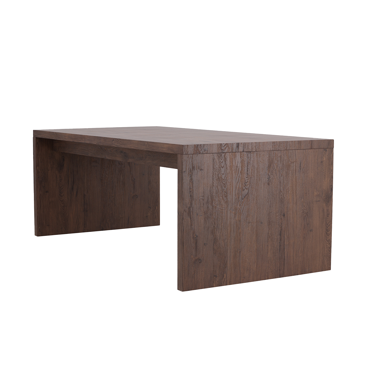 Nest living Nami Houten Eettafel Donkerbruin - 200 x 75 cm