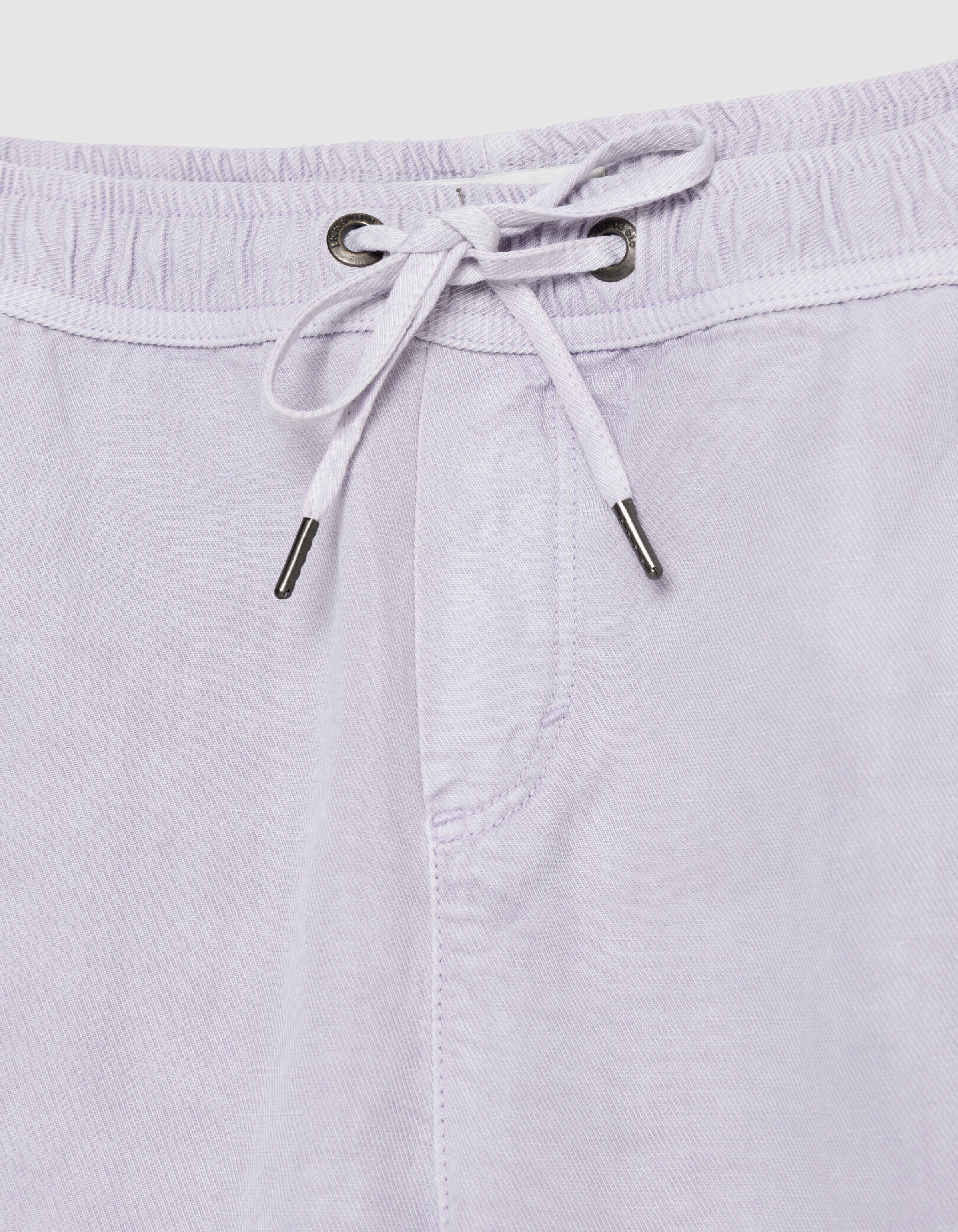 Bermuda beige Lyocell® et lin Homme