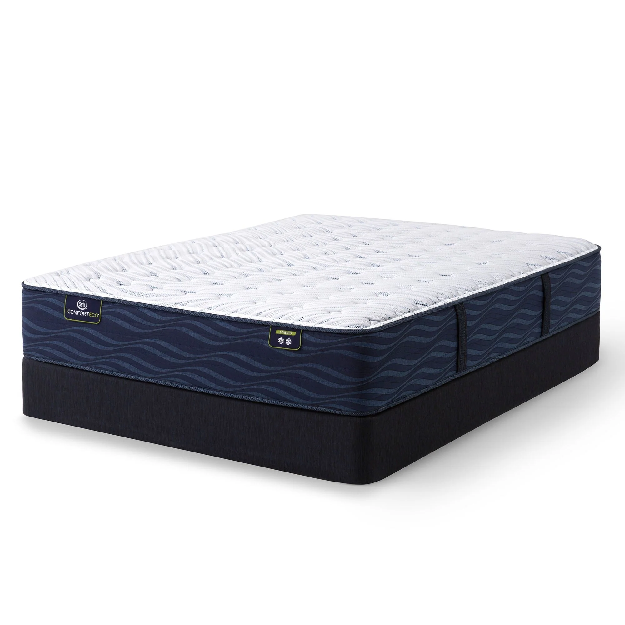 Serta iComfortECO Q10 11.25 Hybrid Extra Firm Mattress Set