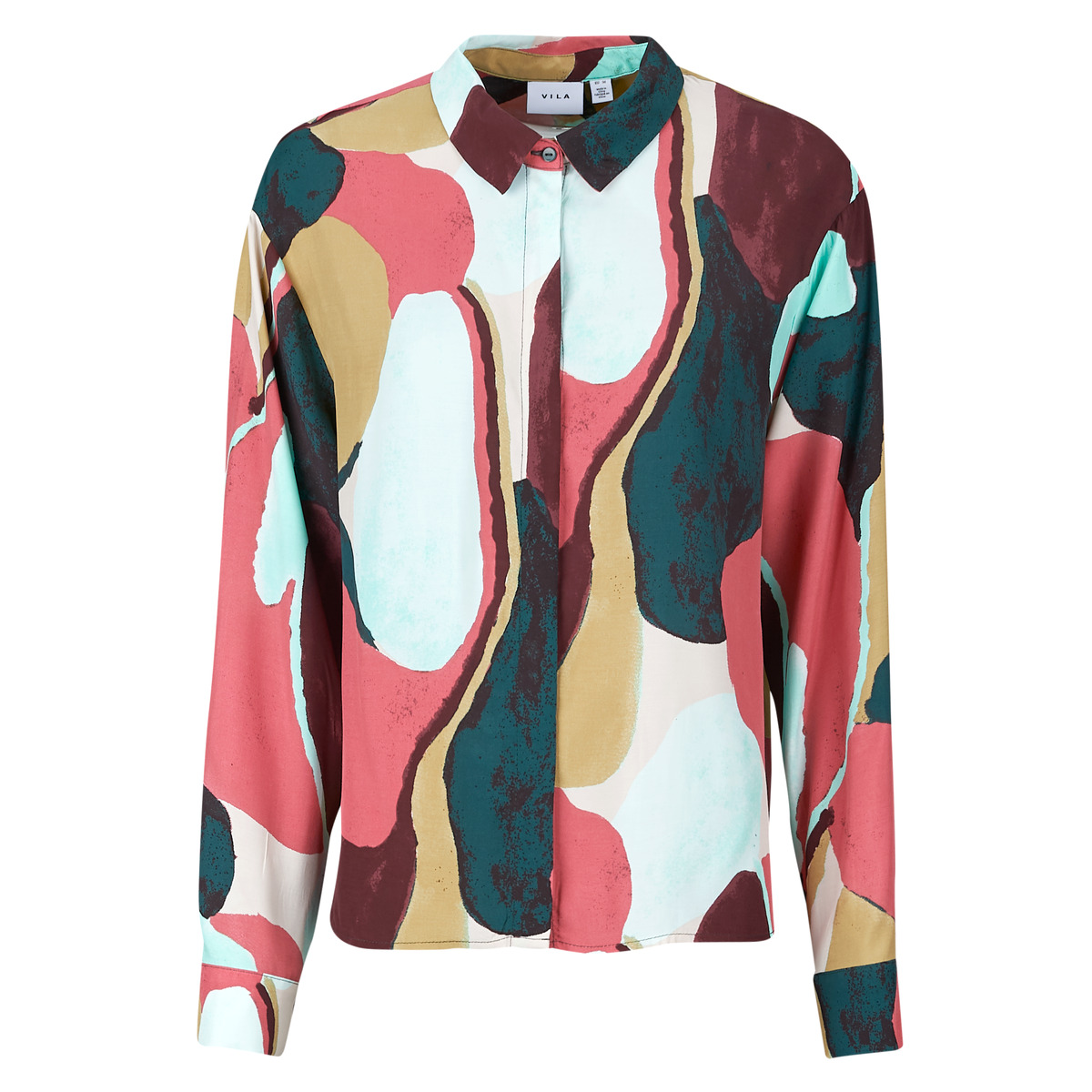 Vila - VILULU KAI L/S SHIRT - Multicolour