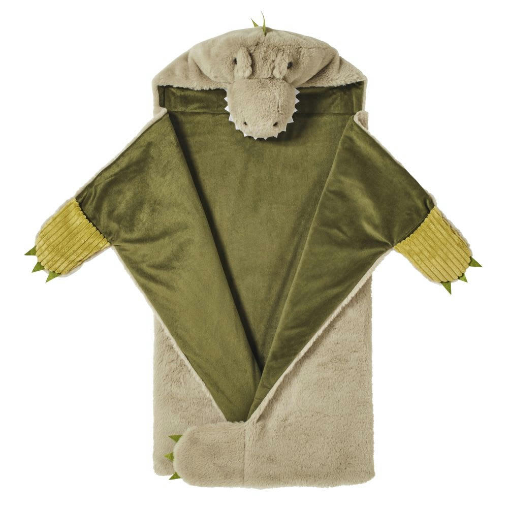 DINO - Plaid vert 105x70