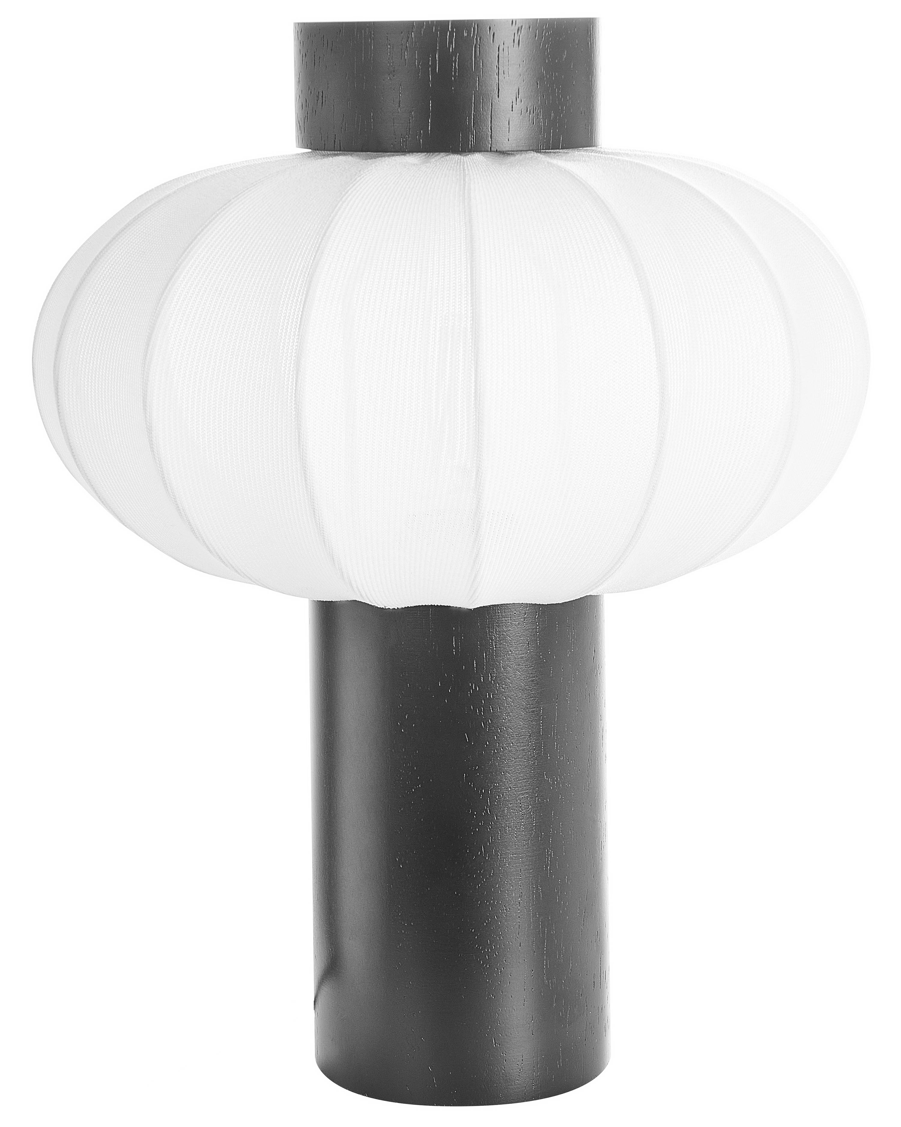 Table Lamp ABENS Wood Black