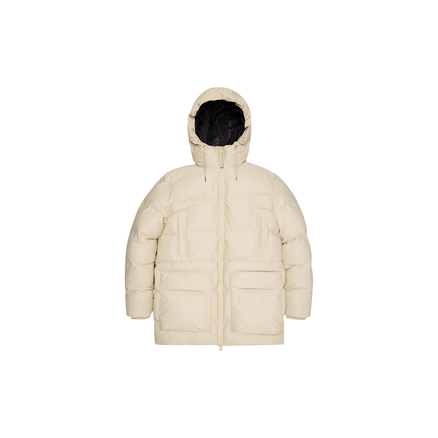 Alta Long Puffer Cargo Jacket, dune grain