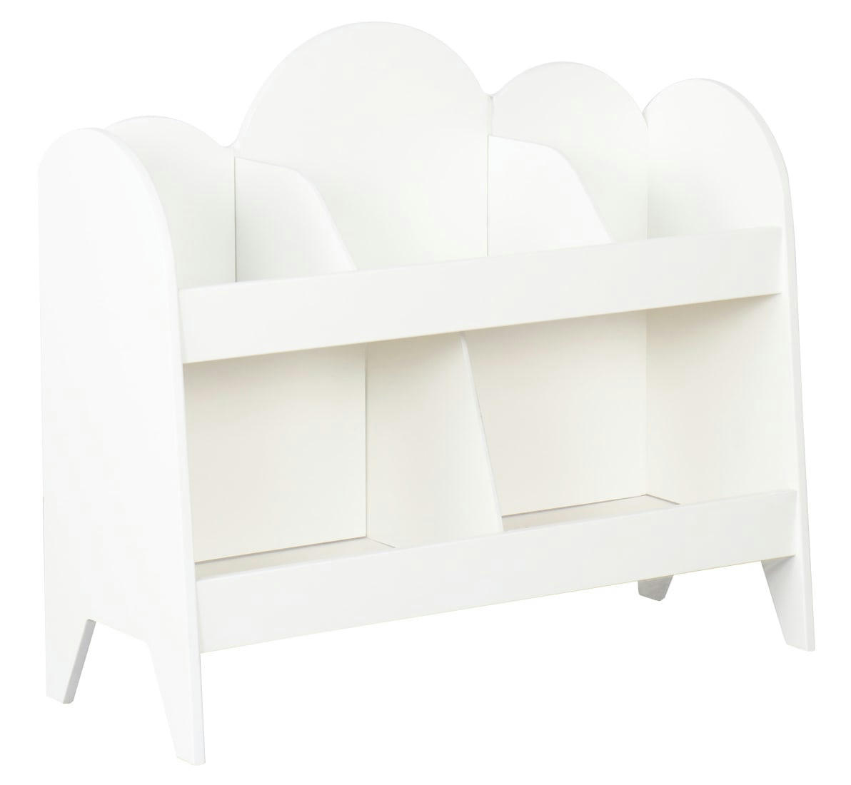 NUAGE - Etagère  blanc  effet bois   35x90