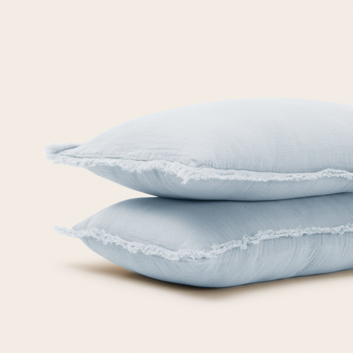 Madura Set van 2 kussenslopen Lou baby blauw 30x40 cm