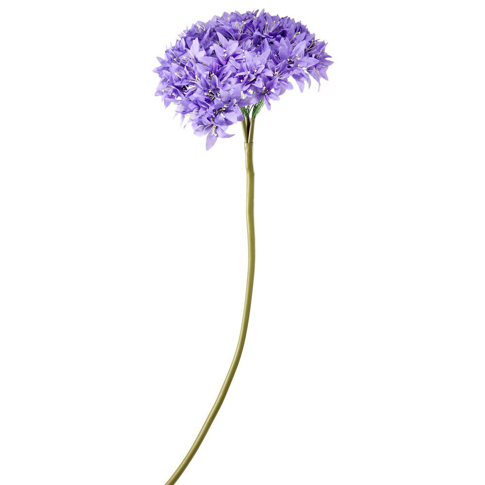 Fleur artificielle XL allium violet Ø70xH208cm