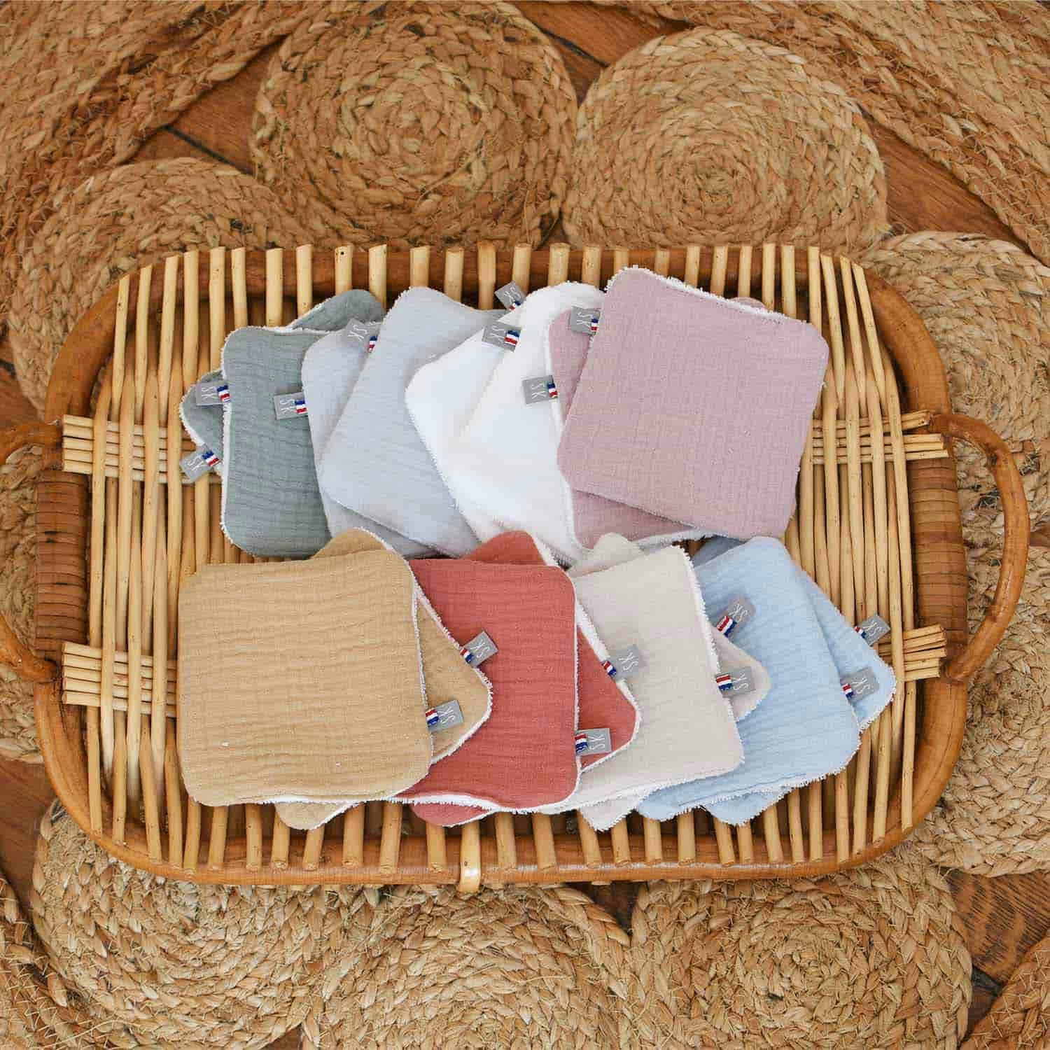 JEANNE - Lingettes lavables 8 pièces  Jeanne