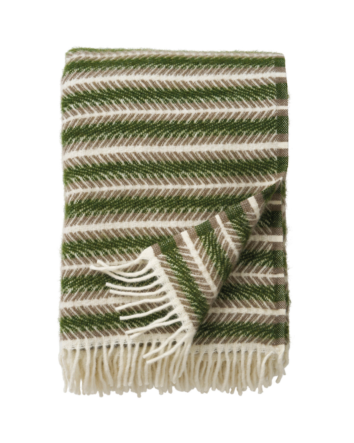 Klippan 100% wollen deken - Oscar - multi green - 130x200cm