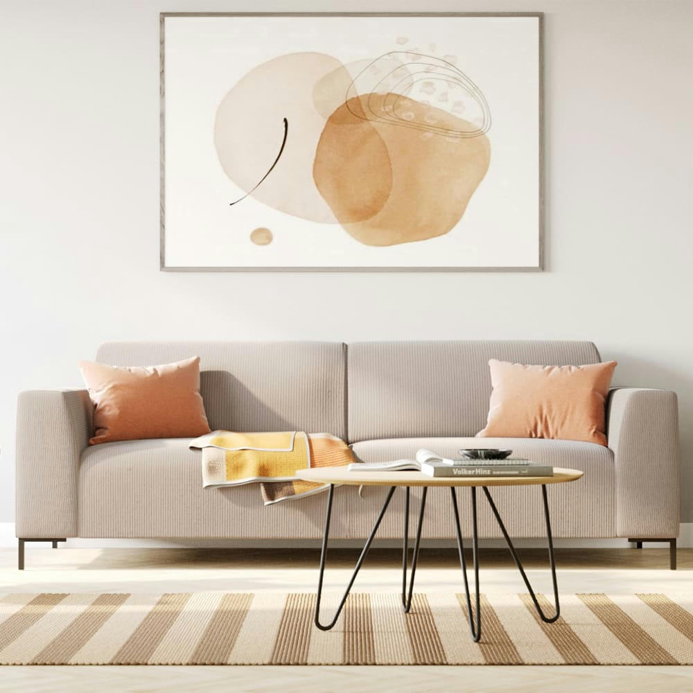 SAONA - Tapis rectangulaire en jacinthe d'eau 215x150 cm