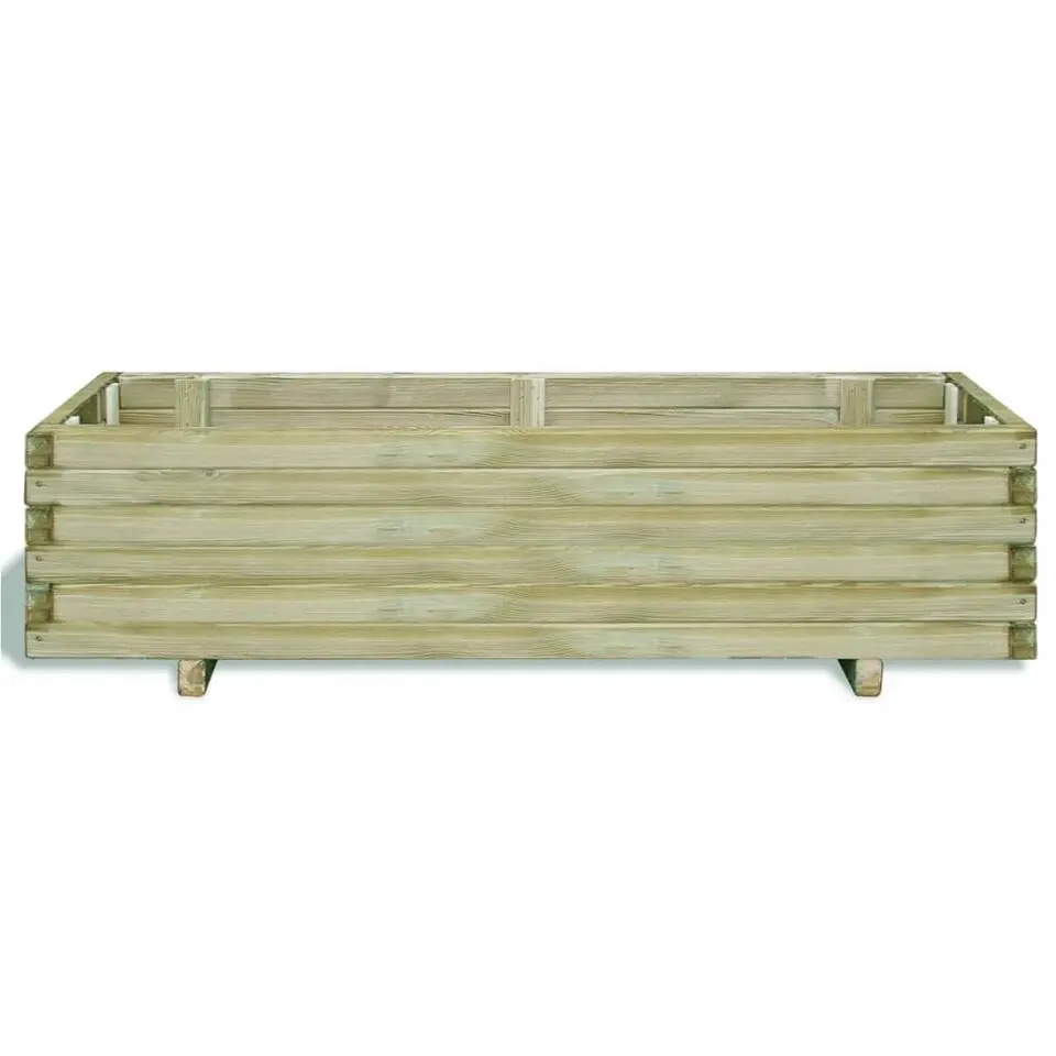 vidaXL - Houten Plantenbak - Bruin - Hout - 120 x 40 x 30 cm