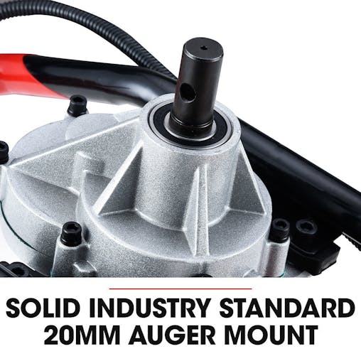 NNEMB BPX-1400 38cc 4-Stroke Petrol Post Hole Digger, 150mm Auger w/ 600mm Extension Shaft