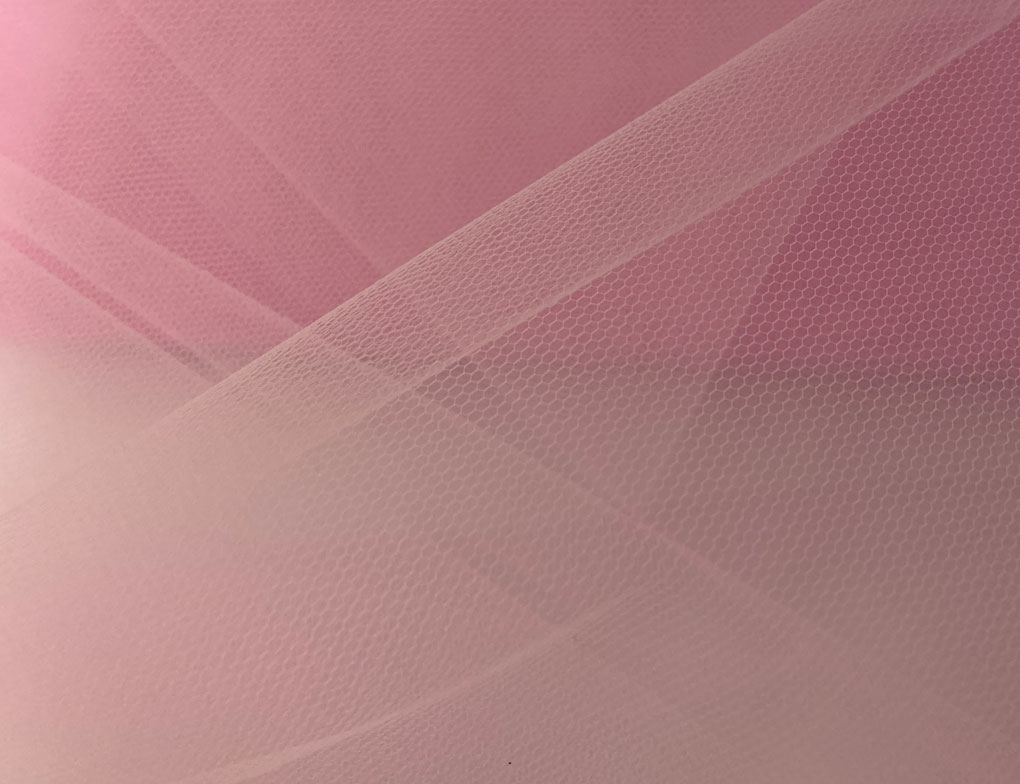 Gittertüll Rosa