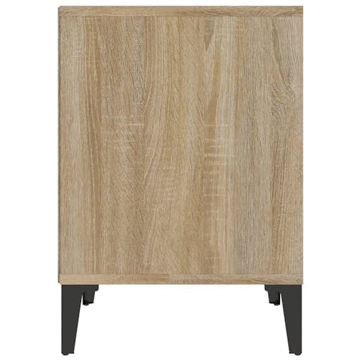 NNEVL Bedside Cabinets 2 pcs Sonoma Oak 40x35x50 cm