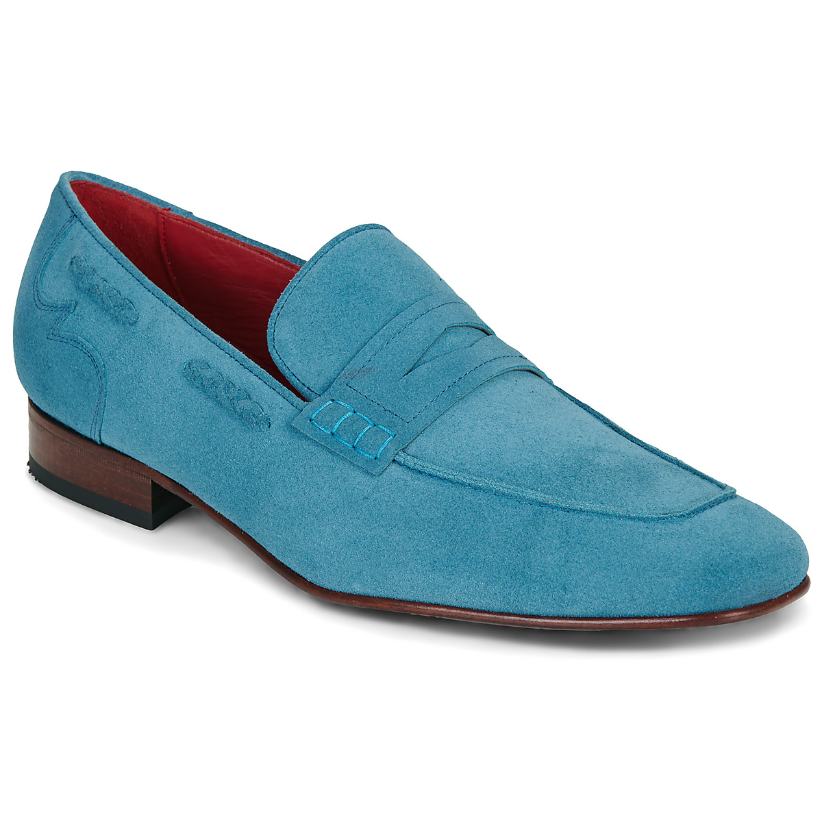 Jeffery-West - JUNG BLUE 626 VELOUR - Blue / Red