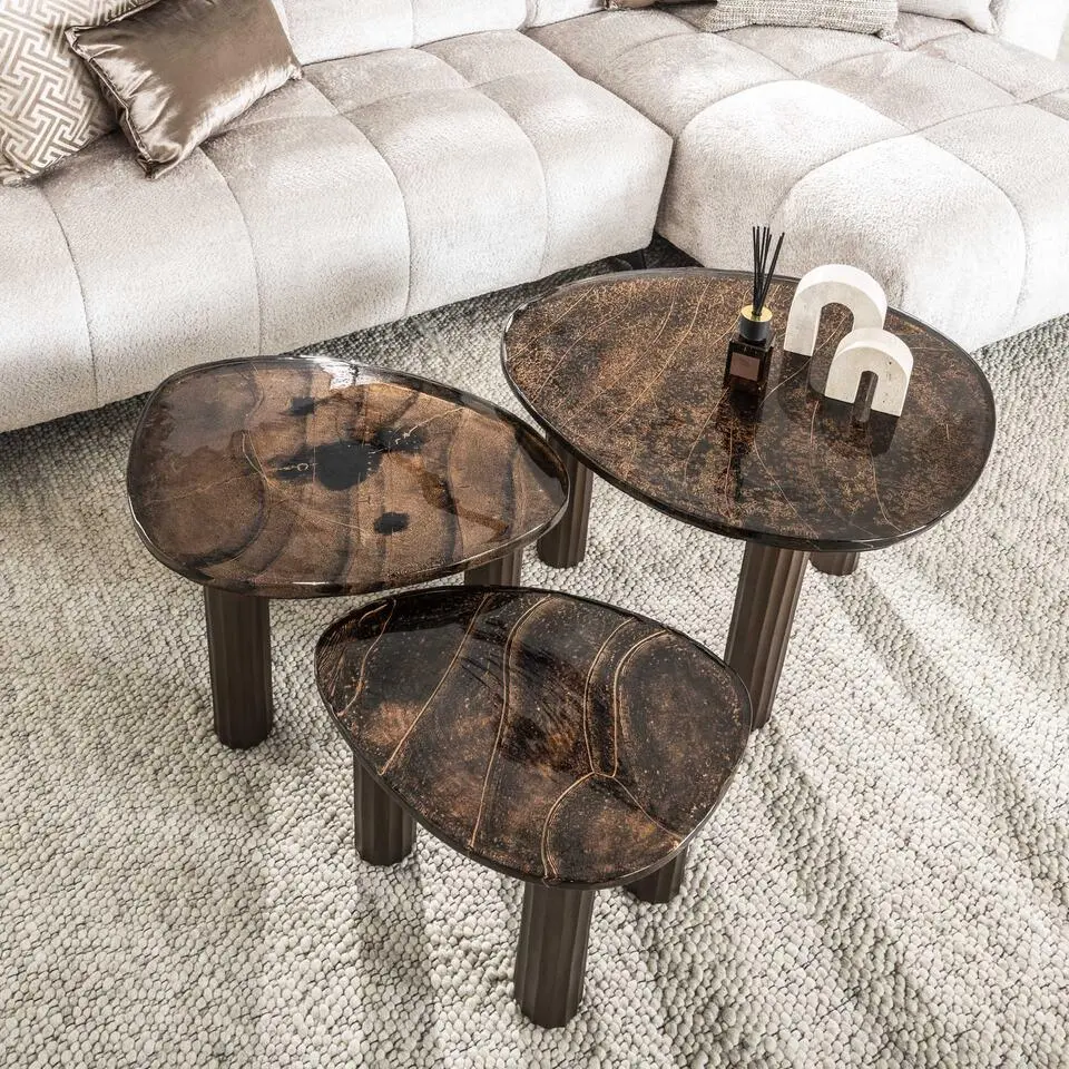 Hoyz Collection - Salontafel Eclipse M - Koper Antiek Finish