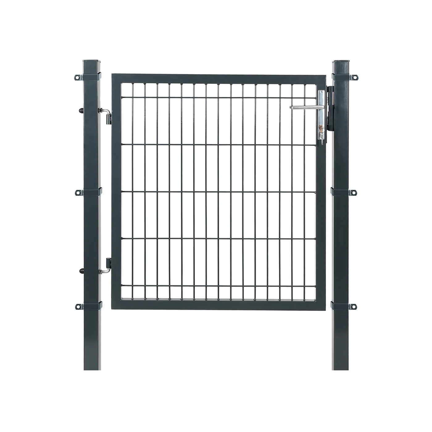 Portillon grillagé avec serrure et clés