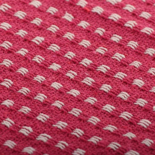 NNEVL Throw Cotton Squares 220x250 cm Pink