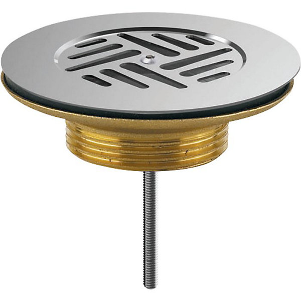 Bonde laiton à grille plate pour évier grès - Valentin