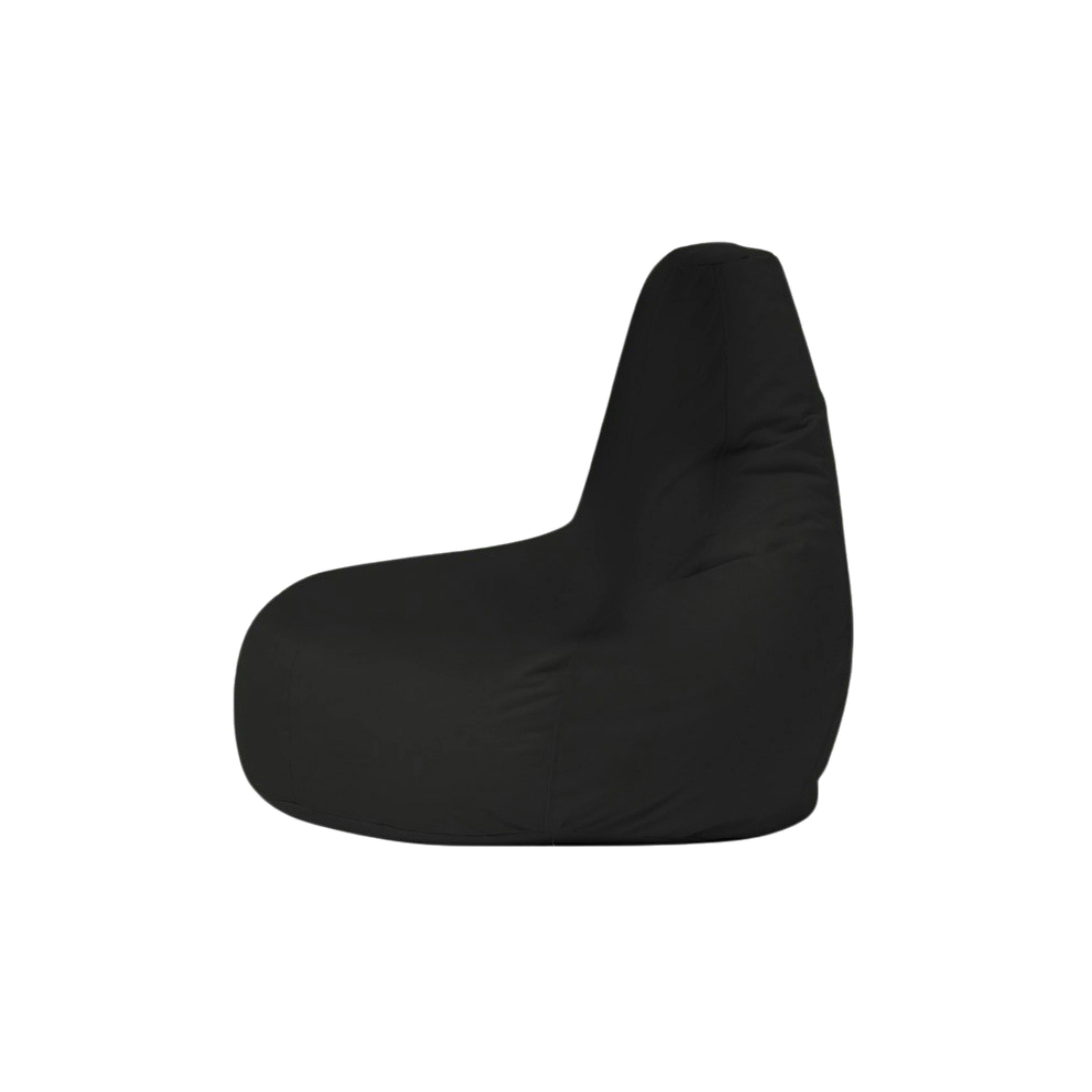 Pouf poire extérieur noir ARTA