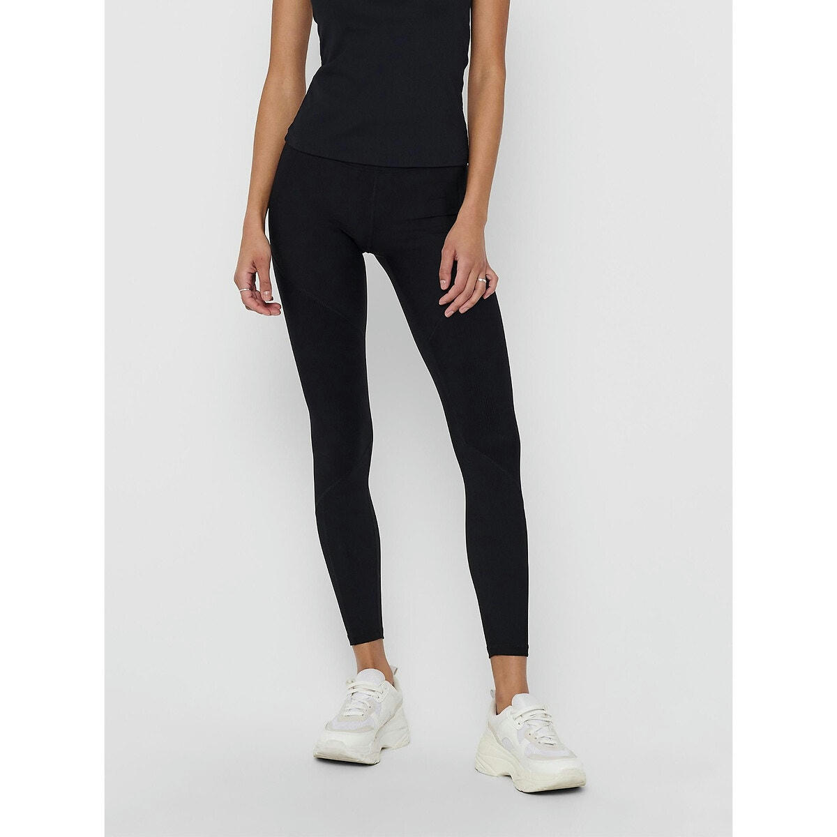 Legging de sport taille haute élastiquée