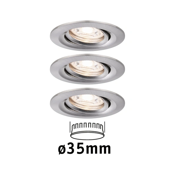 Einbauleuchte, LED, 310 lm, warmweiß, IP23, schwenkbar