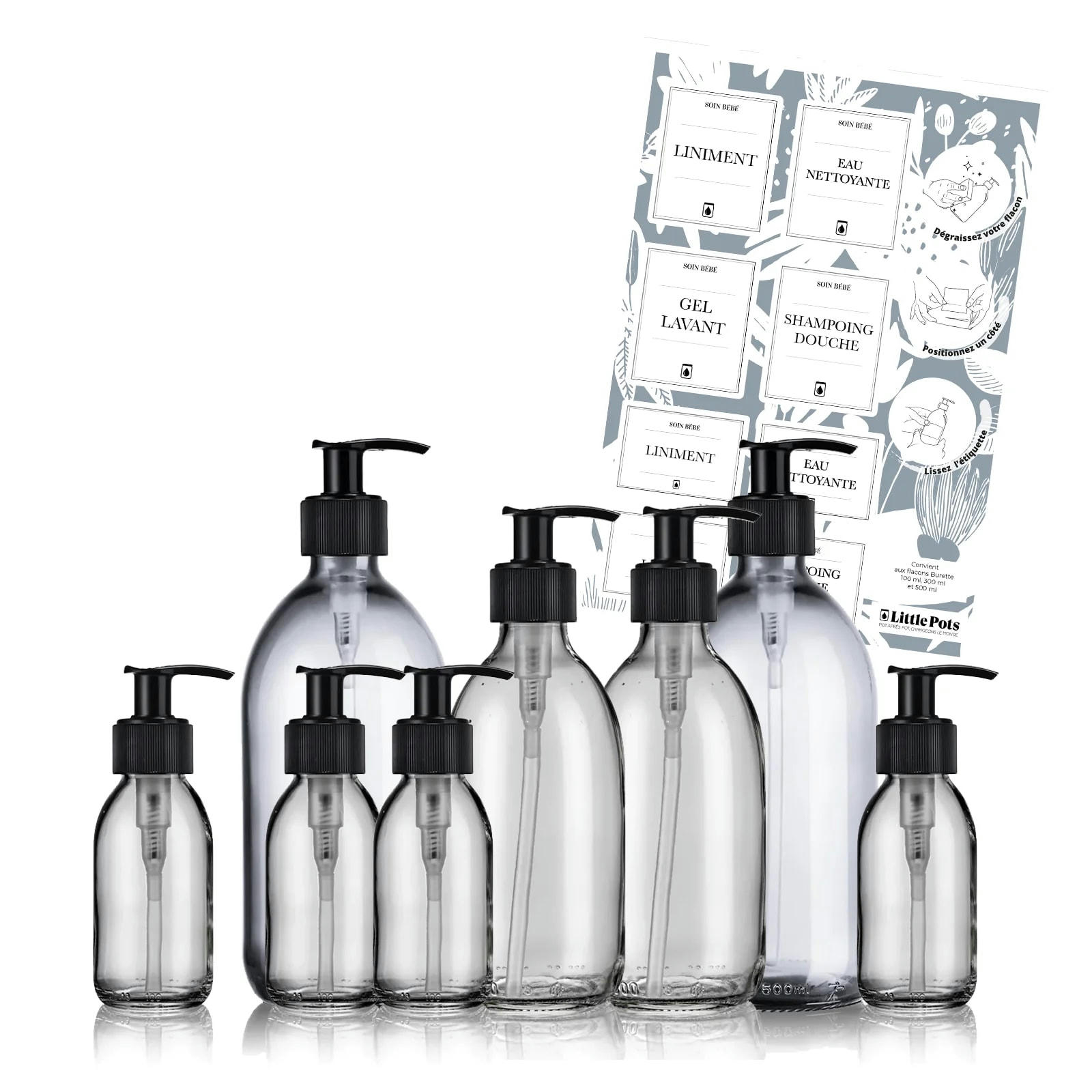 - Pack soin bébé transparent