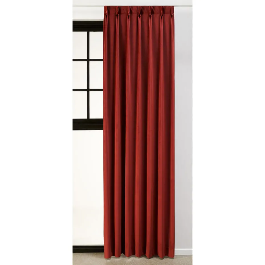 Kwantum Vouwgordijnen | Isolerende Gordijnen | Gordijn Carol  Bordeaux