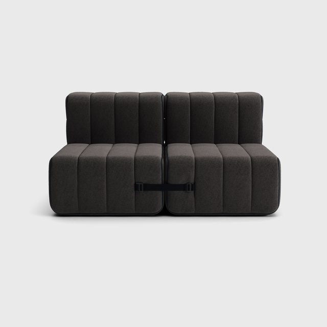 Curt-Set 4 - e.g. Flexibele 2-zitter - Jet - 9108 (Grijs   Bruin)